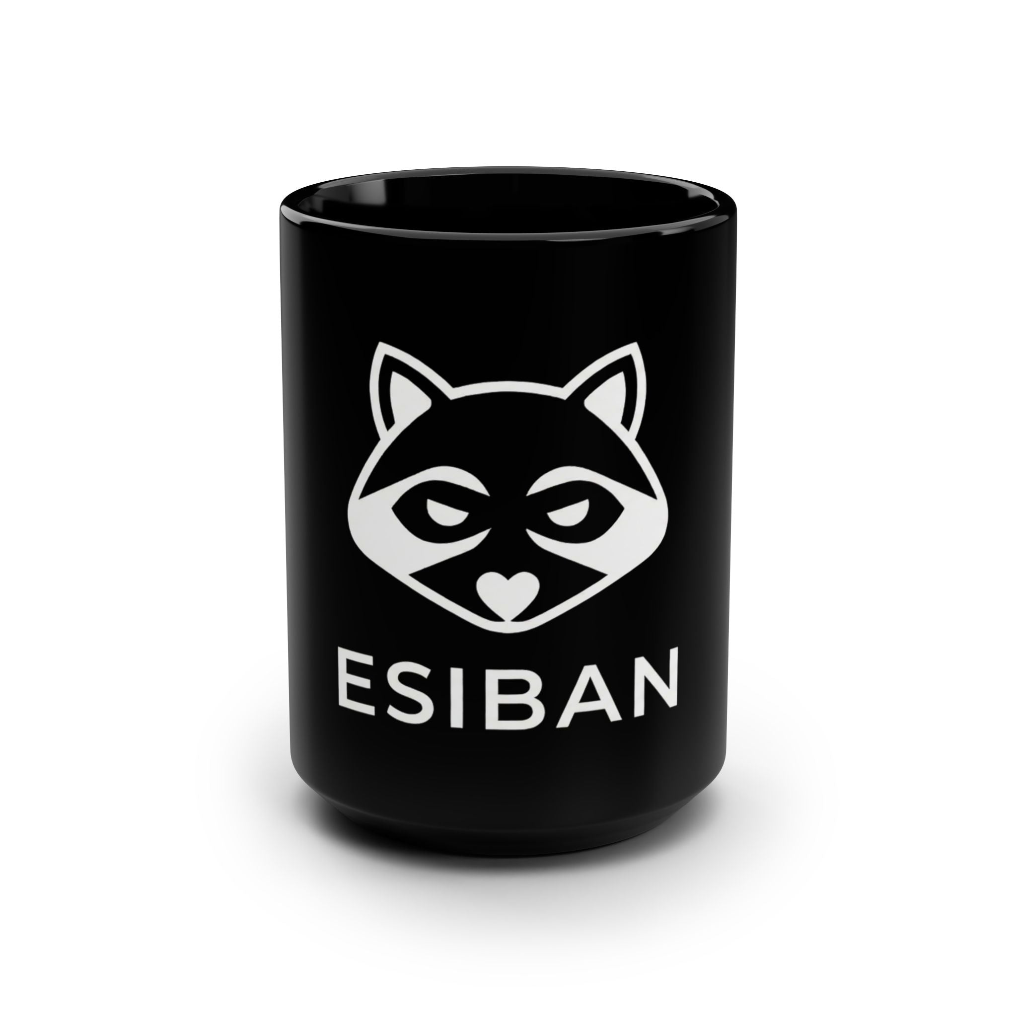ESIBAN Logo 15oz Black Coffee Mug