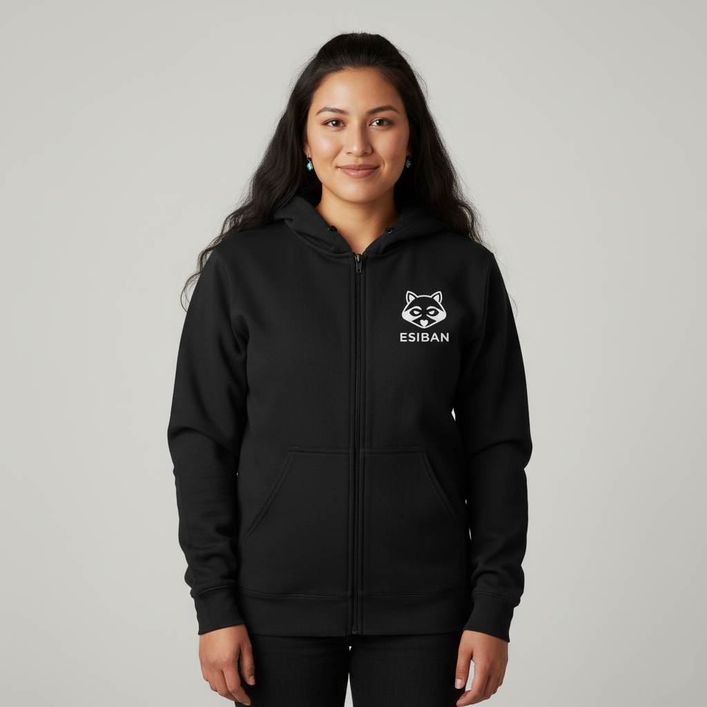 ESIBAN Zip-Up Sweatshirt